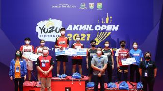 Yuzu Isotonic Akmil Open 2021: Raih 13 Gelar, PB Djarum Juara Umum