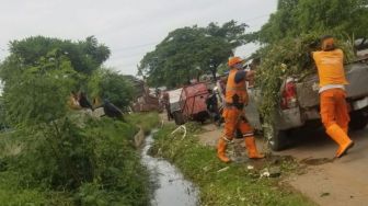 Banjir Rob di Jalan RE Martadinata Jakarta Utara Sudah Surut