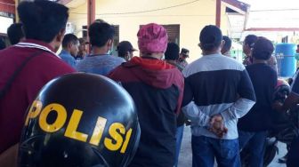 Tiga Bulan Tak Terima Upah, Ratusan Karyawan PT. Barata Mendatangi Polsek 