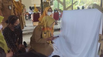 16 Pengrajin Batik di Mempawah Dapat Pelatihan Disperindagnaker