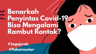 INFOGRAFIS: Benarkah Penyintas Covid-19 Bisa Mengalami Rambut Rontok?