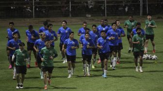 Intip Latihan Timnas Indonesia Jelang Laga Uji Coba dan Piala AFF 2020