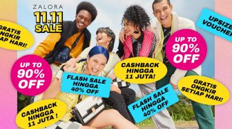 Simak Bocoran Detail Promo di Zalora 11.11 Sale, 31 Brand Kasih Diskon Besar-Besaran