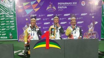 Peparnas Papua: Tenis Lapangan Kursi Roda Nomor Beregu Rampung Digelar