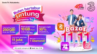 Rayakan Harbolnas 11.11, Gamers Tri Indonesia Diskon 50 Persen Beli Epic Skin MLBB