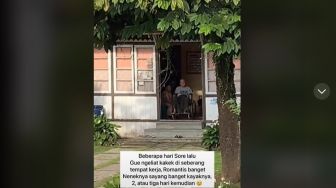 Viral! Momen Romantis Kakek Nenek, Ujungnya Bikin Mewek