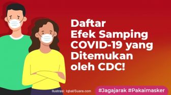 INFOGRAFIS: Daftar Efek Samping COVID-19 yang Ditemukan oleh CDC!