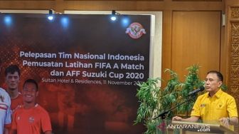 Wejangan Ketum PSSI untuk Timnas Indonesia: Tatap Lawan Kalian, Jangan Takut!