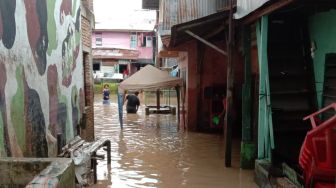 Banjir Rendam 427 Rumah Warga di Medan