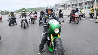 Presiden Joko Widodo Jajal Sirkuit Mandalika, Ini Ubahan Desain Motornya