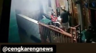 Terekam CCTV, Begini Aksi Maling di Cengkareng Gasak HP hingga Uang