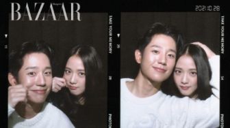 Jung Hae In dan Jisoo BLACKPINK Pamer Kemesraan di Majalah Harper's Bazaar