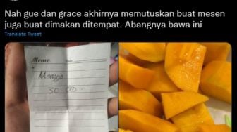 Viral, Gara-Gara Beli Mangga Pelanggan Ini Dapat Kode Misterius, Netizen Dibuat Traveling