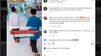 Duo Santri Jalan ke Mal, Sikap Santunnya Banjir Pujian Warganet