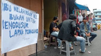 Menolak Digusur, PKL Jalan Bukittinggi Bandar Lampung: Ini Masalah Perut