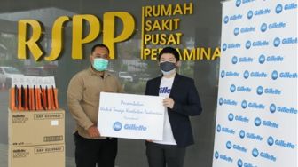 6.000 Pisau Cukur Gillette untuk Nakes dan Pasien di Tiga Rumah Sakit di Jakarta