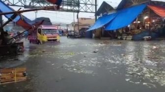 Ini Penyebab Pasar Cibitung Kerap Banjir Saat Hujan