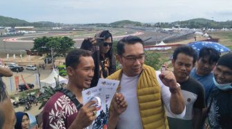 Bagi Tiket Gratis Nonton WSBK Sirkuit Mandalika, Ridwan Kamil Syaratkan Ini