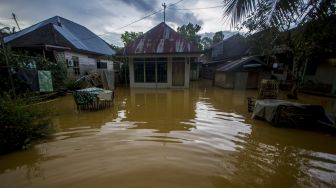 Banjir Hulu Sungai Tengah Makan Korban Jiwa, Balita Hanyut Terseret Arus