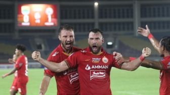 Persib vs Persija: Gol Simic Bawa Macan Kemayoran Unggul 1-0 di Babak Pertama