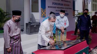 Gubernur Syamsuar Resmikan Mechanical and Electrical Workshop PCR
