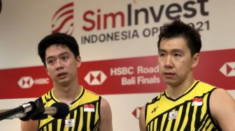 Susah Payah Tundukkan Choi/Kim, Kevin/Marcus ke Perempat Final Indonesia Open 2021