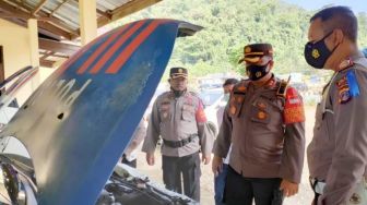 Kapolres Morowali Utara Periksa Kendaraan Dinas Kepolisian Secara Berkala
