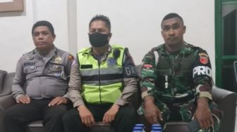 Beredar Kronologi Adu Jotos Anggota Polantas Dengan TNI di Ambon