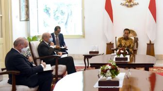 Terima Kunjungan Menlu Prancis, Jokowi Sampaikan Lima Poin Ini