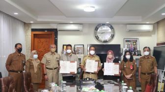 Wali Kota Makassar Teken MoU dengan BPJSTK,  Lindungi 4000 Pekerja Keagamaan