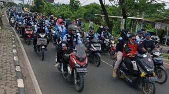 Buruh Banten Demo Tuntut Kenaikan Upah 10 Persen