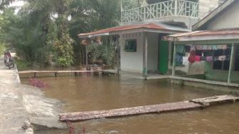 Banjir Masih Rendam Pemukiman Warga Tanjung Balai Sumut