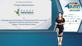 Pupuk Indonesia Raih Penghargaan Agricultural Productivity Improvement Program