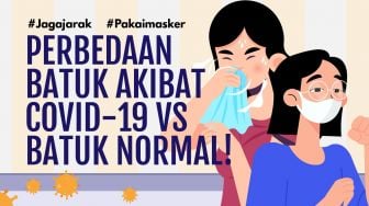 INFOGRAFIS : Perbedaan Batuk Akibat Covid-19 vs Batuk Normal!