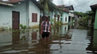 Curah Hujan Tinggi, Dua Kecamatan di Langkat Terendam Banjir