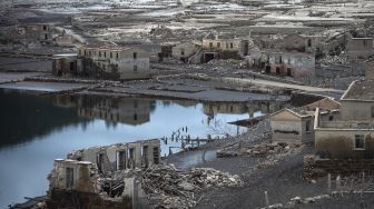 Reruntuhan Bekas Desa di Spanyol Muncul Kembali ke Permukaan