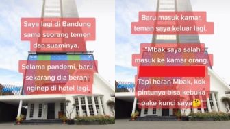 Dikira Salah Masuk Kamar Hotel, Gegara Tulisan Selamat Datang