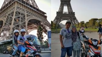 Viral, Pasangan Suami Istri Keliling Negara Gunakan Motor, Netizen Bertanya Soal Ini