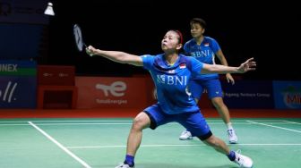 Reaksi Greysia/Apriyani usai Kalah Hadapi Jepang di Indonesia Open 2021