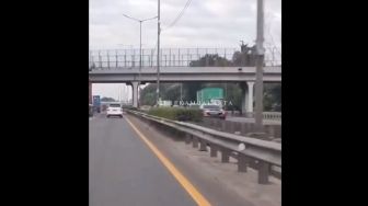 3 Fakta Insiden Viral Mercy Lawan Arah di Tol JORR