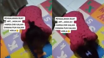 Viral ART Nangis Sambil Sujud Ngaku Bobol Lemari Majikan, Video Ditonton 10 Juta Kali