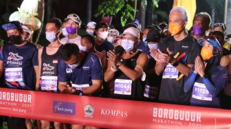 Borobudur Marathon 2021 Digelar Dengan Prokes Ketat, Ganjar Apresiasi Penyelenggara