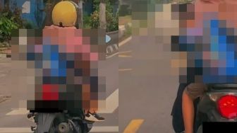 Viral Posisi Bocah Bonceng Ibu Naik Motor Bikin Ngilu: Kondisi Lehernya Disorot