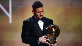 Raih Ballon d&#039;Or 2021, Lionel Messi: Luar Biasa Bisa Berada di Sini Lagi
