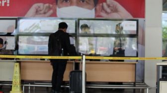 Petugas KKP Panjang Awasi Pelaku Perjalanan di Tempat Simpul Transportasi