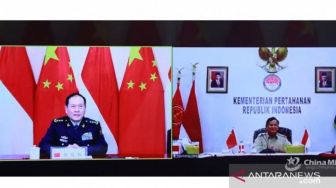 Prabowo dan Menhan China Bertemu secara Virtual, Ini yang Dibahas