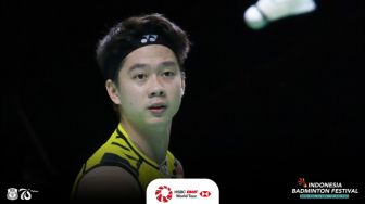 Kevin Sanjaya Pakai Headband di BWF World Tour Finals 2021, Netizen: Bikin Gila Nih Orang