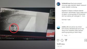 Aksi Seorang Pria Curi Mesin Press Minuman Terekam CCTV, Warganet Geram