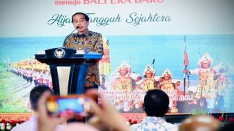 Di Bali Jokowi Minta Masyarakat Waspadai Virus Covid-19 Varian Omicron