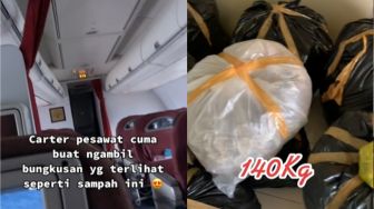 Pria Rela Sewa Satu Pesawat, Barang yang Dibawa Bukan Sembarangan